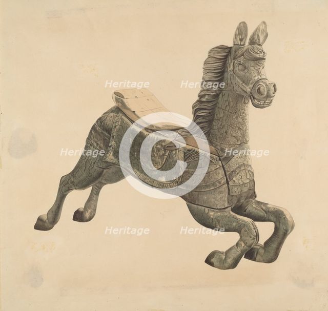 Carousel Horse, c. 1938. Creator: Henry Murphy.