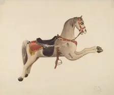 Carousel Horse, c. 1938. Creator: John Sullivan