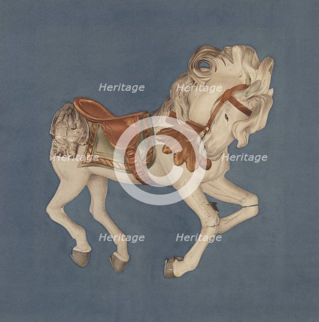 Carousel Horse, c. 1939. Creator: Henry Murphy.