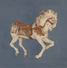 Carousel Horse, c. 1939. Creator: Henry Murphy