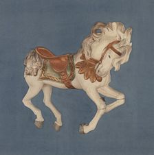 Carousel Horse, c. 1939. Creator: Henry Murphy