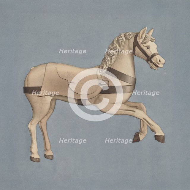 Carousel Horse, c. 1939. Creator: Henry Murphy.