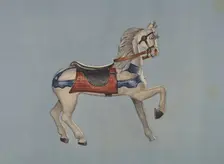 Carousel Horse, c. 1939. Creator: Henry Tomaszewski
