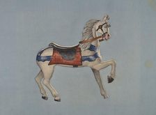 Carousel Horse, c. 1939. Creator: Henry Tomaszewski