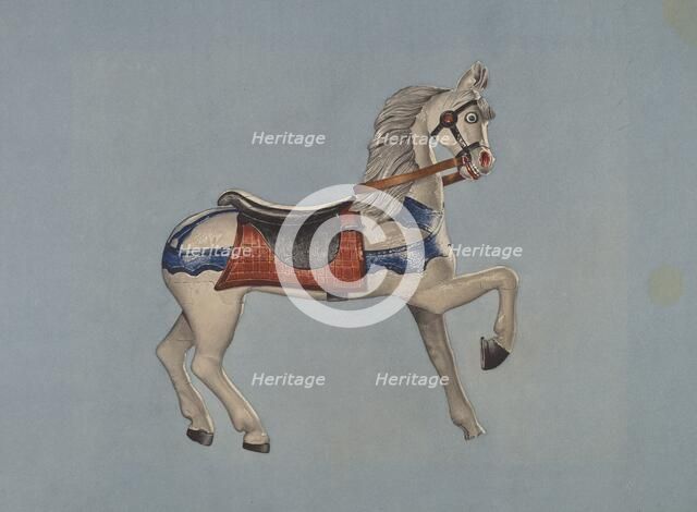 Carousel Horse, c. 1939. Creator: Henry Tomaszewski.