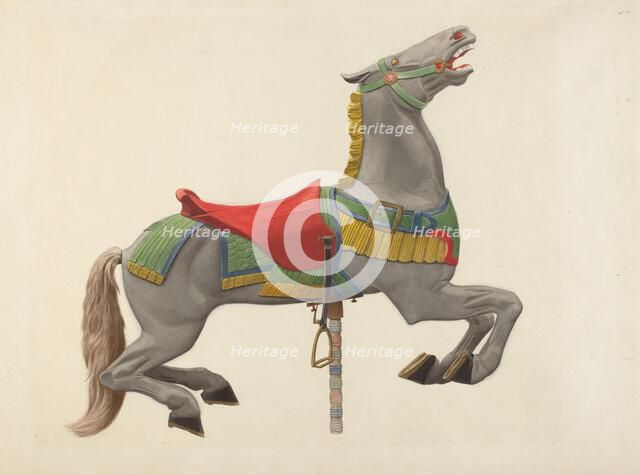 Carousel Horse, c. 1941. Creator: John W Kelleher.