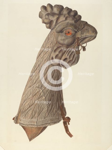 Carousel Rooster, probably 1939. Creator: Clements Clayton.