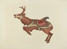 Carousel Reindeer, c. 1939. Creator: Michael Riccitelli