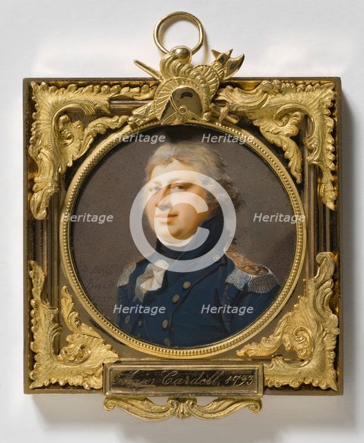 Carl von Cardell, 1764-1821, Lieutenant general, 1793. Creator: Giovanni Domenico Bossi.