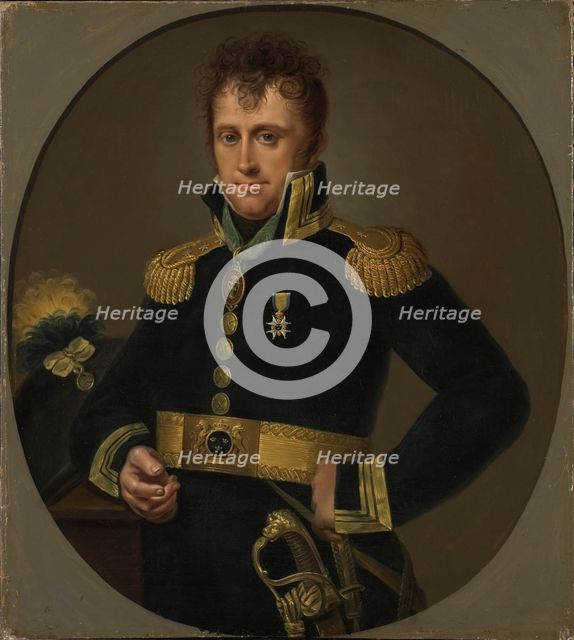 Carl von Dannfelt (1773-1841), officer, superintendent, 1811. Creator: Johan Gustaf Wastrom.