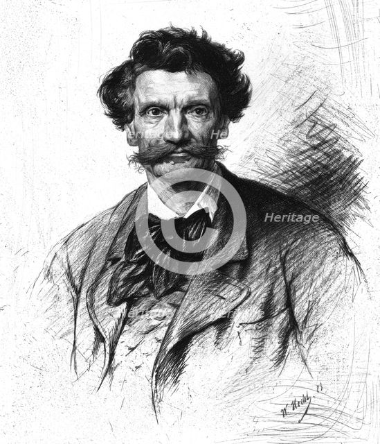 'Carl Von Piloty', c1880-83. Creator: W Hecht.
