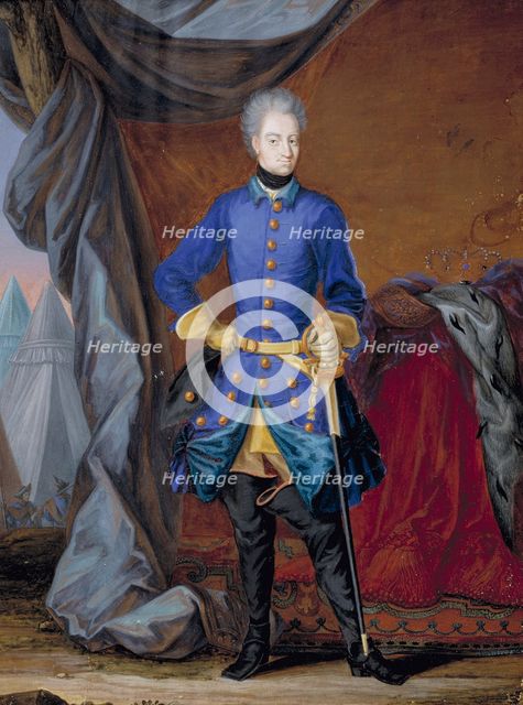 Carl XII, 1682-1718, King of Sweden, c18th century. Creator: Anon.