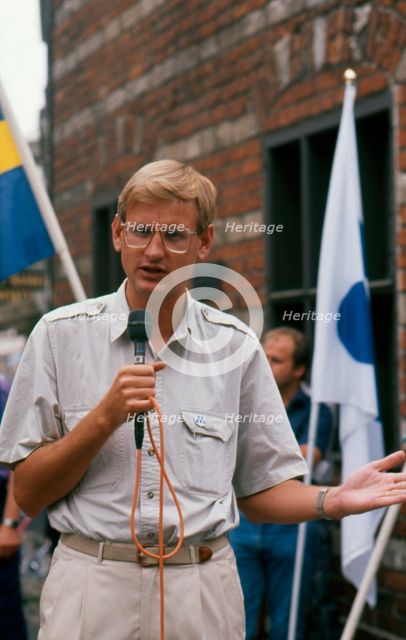 Carl Bildt, Swedish politician, 1986. Creator: Unknown.