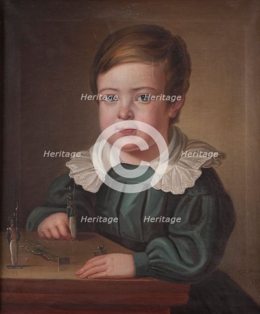Carl Bror Munck of Fulkila (1836-1905), 1840. Creator: Carl Wilhelm Nordgren.