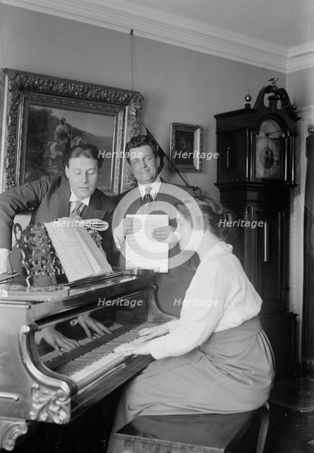 Carl Braun & wife, H. Weil, between c1915 and c1920. Creator: Bain News Service.