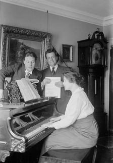 Carl Braun & wife, H. Weil, between c1915 and c1920. Creator: Bain News Service