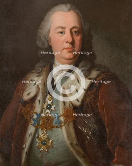 Carl Didrik Ehrenpreus, 1692-1760, count, 1754. Creator: Per Fjellström.