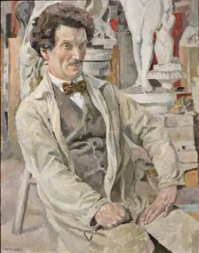 Carl Eldh, 1873-1954, artist, 1924. Creator: Carl Wilhelmson