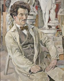 Carl Eldh, 1873-1954, artist, 1924. Creator: Carl Wilhelmson