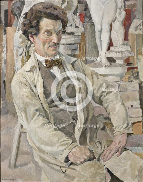 Carl Eldh, 1873-1954, artist, 1924. Creator: Carl Wilhelmson.