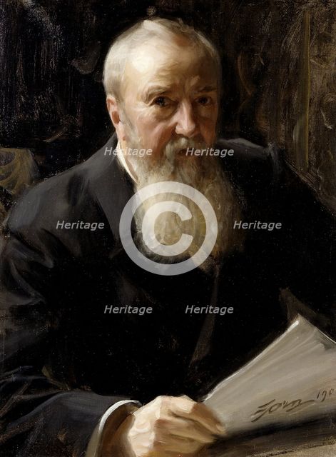 Carl Fredrik Liljevalch, 1837-1909, 1906. Creator: Anders Leonard Zorn.