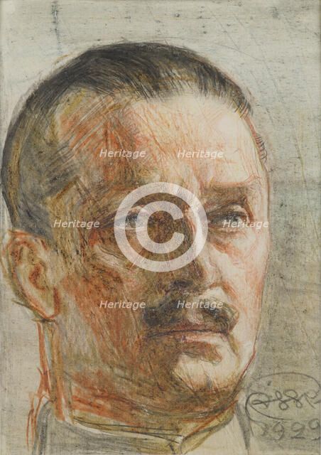 Carl Gustaf Emil Mannerheim (1867-1951), 1929. Creator: Gallen-Kallela, Akseli (1865-1931).