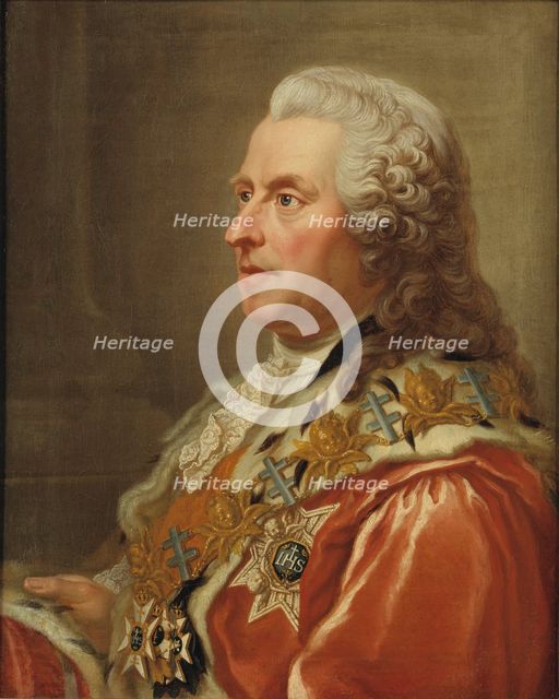 Carl Gustaf Tessin, 1695-1770, count, 1761. Creator: Jakob Bjorck.