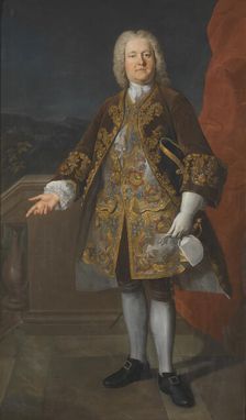 Carl Gustaf Tessin, 1695-1770, count, councillor, c18th century. Creator: Martin van Meytens