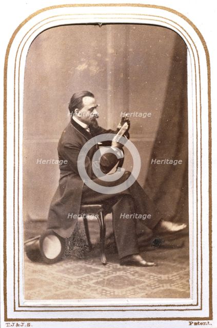 Carl Haag, c1862. Creator: Philip Fink.