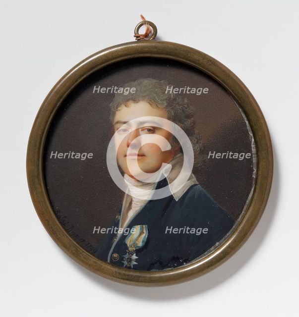 Carl Henrik Posse, 1767-1843, Count, military officer, 1799. Creator: Giovanni Domenico Bossi.