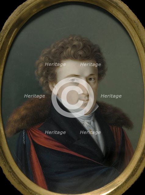 Carl Jonas Ludvig (Love) Almquist (1793-1866). Creator: Stelzner, Carl Ferdinand (1805-1894).