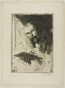 Carl Larsson, 1897. Creator: Anders Leonard Zorn