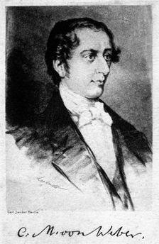 Carl Maria von Weber (1786-1826), German composer, 20th century