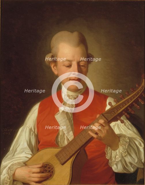 Carl Michael Bellman, 1740-1795, poet, 1779. Creator: Per Krafft the Elder.