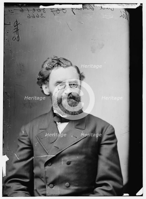 Carl Schurz of Missouri, between 1865 and 1880. Creator: Unknown.