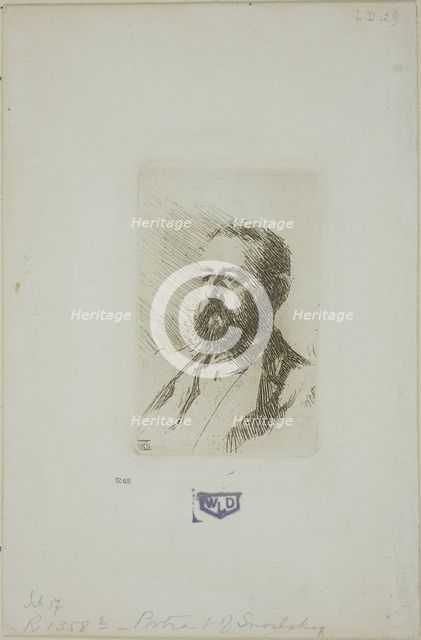 Carl Snoilsky, 1888. Creator: Anders Leonard Zorn.