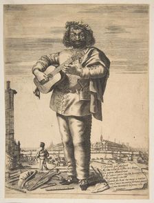 Carlo Cantu called Buffetto, 1646. Creators: Stefano della Bella, Jean Couvay
