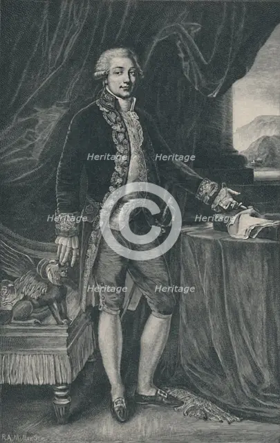 'Carlo Buonaparte - Father of Napoleon Bonaparte', 1804, (1896). Artist: RA Muller.