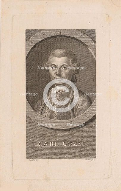 Carlo Gozzi (1720-1806). Creator: Endner, Gustav Georg (1754-1824).
