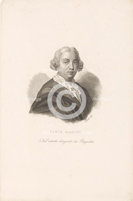 Carlo Goldoni (1707-1793). Creator: Piazzetta, Gian Battista (1683-1754).