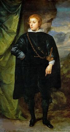 Carlo Emanuele d'Este, Marchese di Borgomanero (1622-1695), c. 1635. Creator: Dyck, Sir Anthony van (1599-1641)