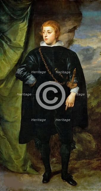 Carlo Emanuele d'Este, Marchese di Borgomanero (1622-1695), c. 1635. Creator: Dyck, Sir Anthony van (1599-1641).