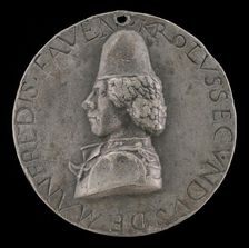 Carlo Manfredi, 1439-1484, Lord of Faenza 1468-1477, 1477. Creator: Sperandio Savelli