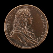 Carlo Maratta, 1625-1713, Painter [obverse], c. 1675. Creator: Charles-Jean-François Chéron