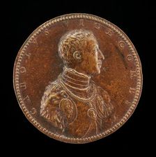 Carlo Visconti, 1523-1565, Cardinal 1565 [obverse], 16th century. Creator: Unknown