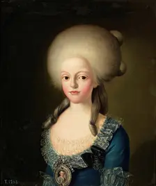 Carlota Joaquina of Bourbon, Infanta of Spain and Queen of Portugal, 1787. Creator: Unknown