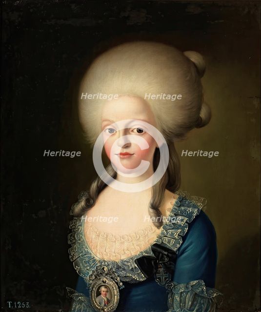 Carlota Joaquina of Bourbon, Infanta of Spain and Queen of Portugal, 1787. Creator: Unknown.