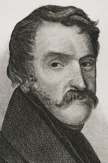 Carlos Maria Isidro de Borbon (1788-1855), Infante of Spain, son of king Charles IV, 1842. Creator: Jose Gomez