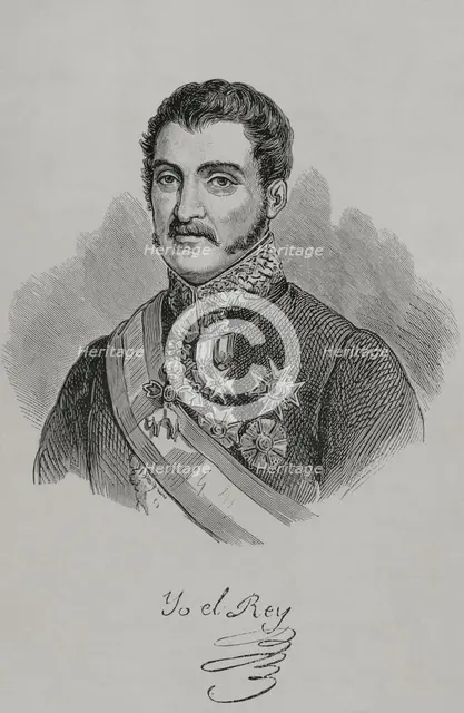 Carlos María Isidro de Borbón, (1788-1855), known as Don Carlos, 1879.  Creator: Unknown.