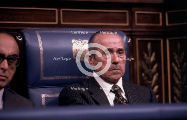 Carlos Arias Navarro (1908-1989), President of the Spanish government, photo 1975.